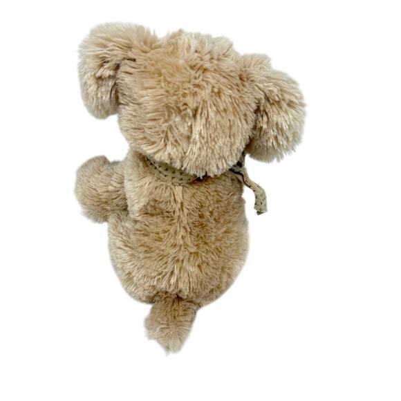 GUND Vintage Puppy Dog Cream Tan Neutral Soft Plush Stuffed Animal Toy 10 Inch - Picture 3 of 10